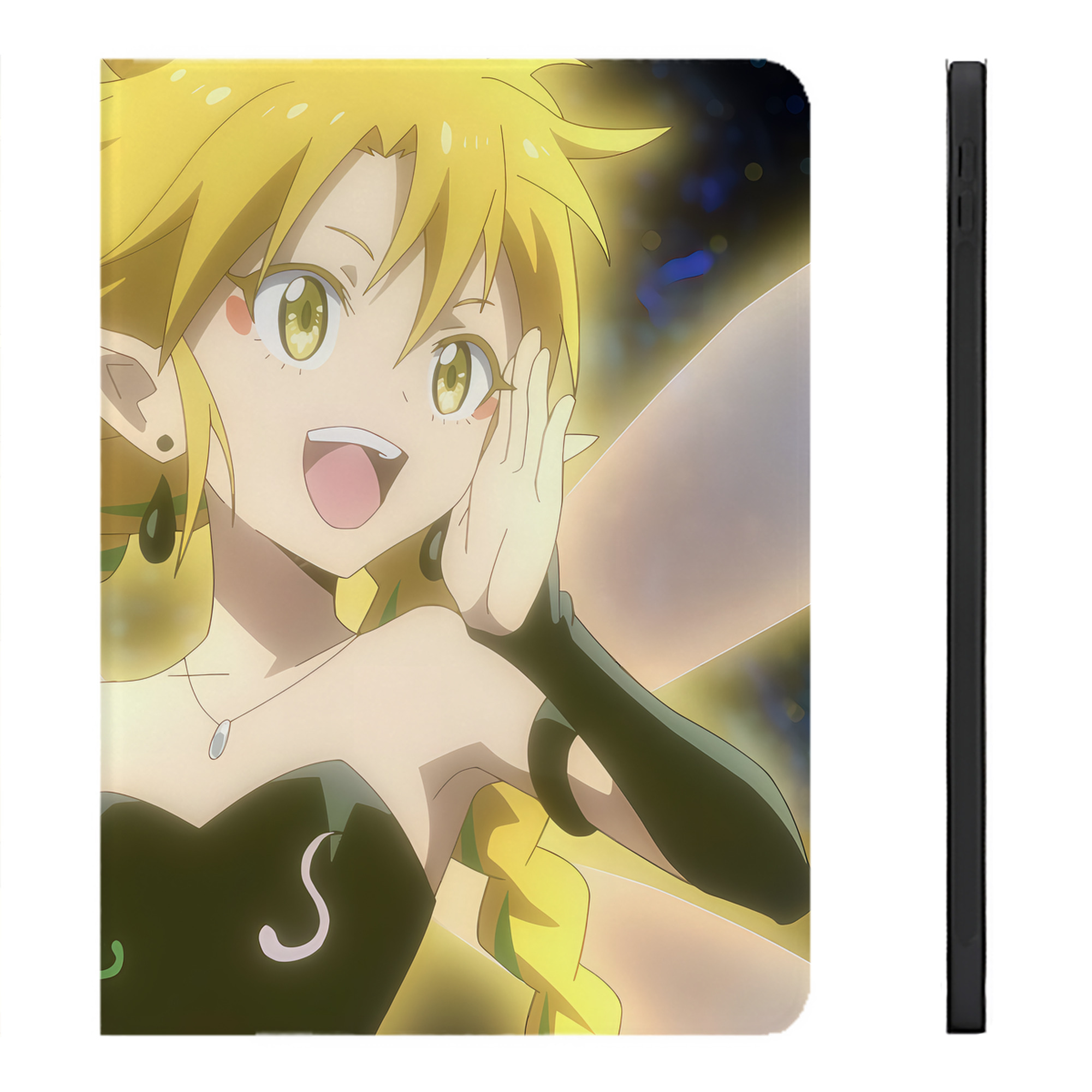 （画像用） 転スラ Regarding Reincarnated to Slime IPadケース ペンホルダー付き ブックスタイルデザイン